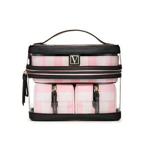 Victoria Secret 4-in-1 Train Case Signature Stripe